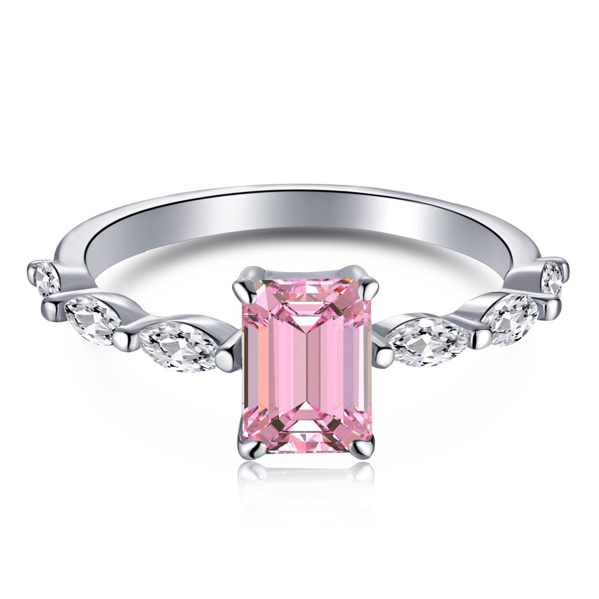 Anillo Brillo Rosa